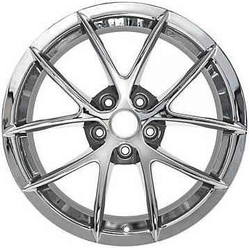 2009 Corvette Z06 Spider Design Wheel - Chrome